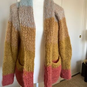 MesDemoiselles Multicolor Knit Cardigan